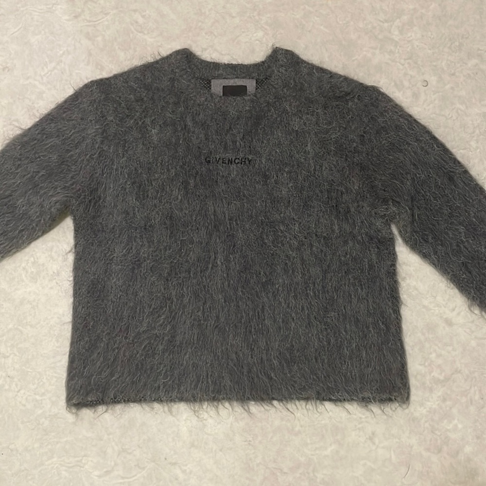 Givenchy Chito Printed Mohair-Blend Jacquard Sweater
